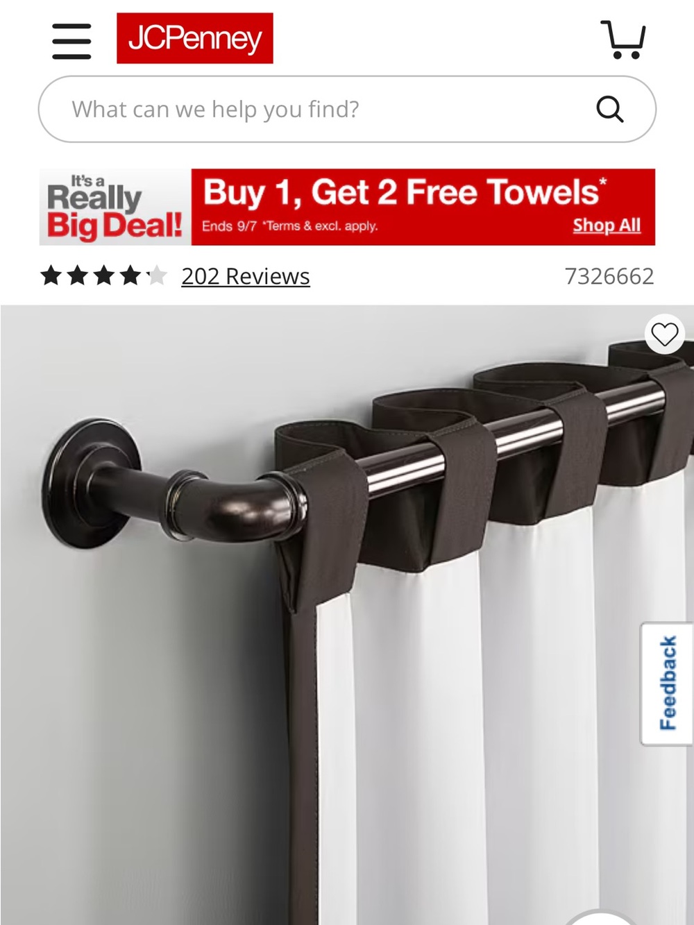 Brown tailored blackout curtains back tab 40x 84 - 4 panels